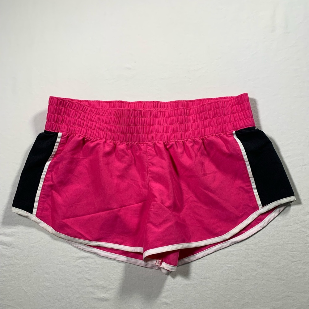 Women's Pink and Black Shorts